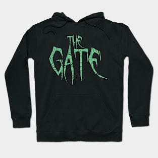 The Gate Text Logo Green Hoodie